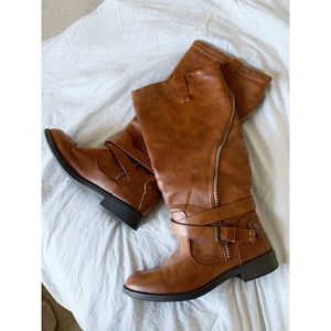 Just Fab Riding Boots, Size 7.5 Dentley